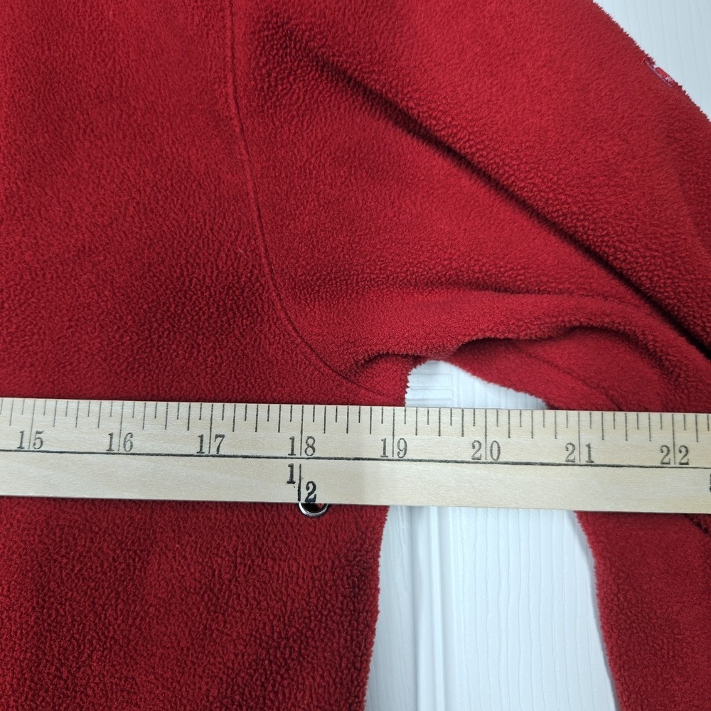 ScotteVest 1/4 Zip Microfleece Pullover Mens S Red Travel Outdoor TEC Vented - Picture 12 of 13